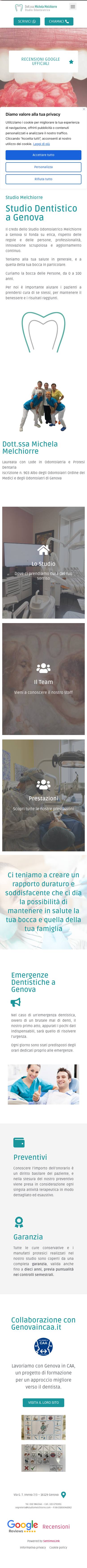 Il sito di oggi su smartphone